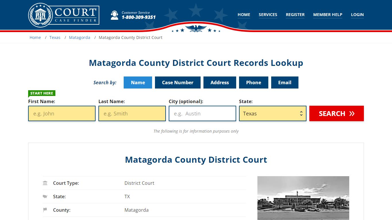 Matagorda County District Court Records Lookup - CourtCaseFinder.com